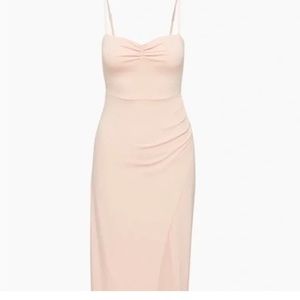 Aritzia Wilfred Flight dress in coral blush (midi dress) NWT